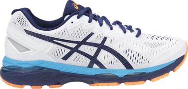 Gel Kayano 23 Men White Indigo Blue Hot Orange Asics Australia