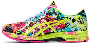 Women's GEL-NOOSA TRI | Hot Pink/Flash Yellow/Black | Running Shoes | ASICS