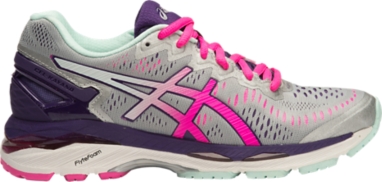 Gel Kayano 23 D Women Silver Pink Glow Parachute Purple Asics Australia