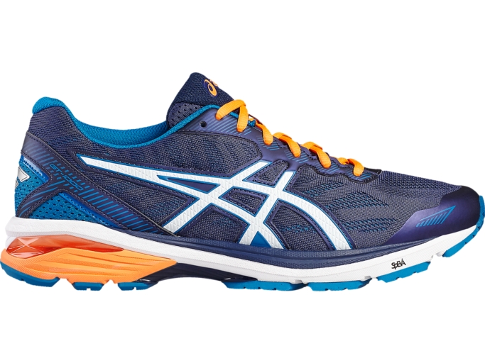 Men's GT-1000 5 Blue/Snow/Hot Orange | Running | ASICS