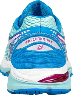 Asics gel cumulus 18 women's shoes aqua discount splash/white