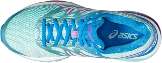 Asics gel cumulus 18 shop women's shoes aqua splash/white