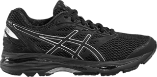 asics cumulus black ladies