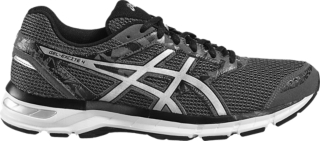 Men s GEL Excite 4 Carbon Silver Black Running Shoes ASICS