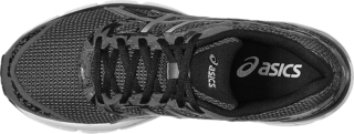 Asics men's gel excite 4 outlet running shoes - black/silver