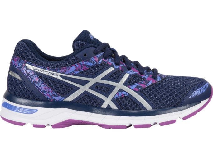 Asics women's gel excite 4 clearance running shoes - blue/silver aqua