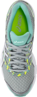 Nis asics gel excite 4 clearance feminino - cinza e verde