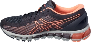 Transporte comida Seis Women's GEL-QUANTUM 360 CM | India Ink/Flash Coral/Midgrey | Running Shoes  | ASICS