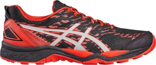 Unisex GEL-FujiTrabuco 5 | BLACK/VERMILION/SILVER | Up to 50% on Trail  Running | ASICS Outlet