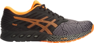 Unisex fuzeX | ALUMINUM/HOT ORANGE/BLACK | Running Shoes | ASICS Outlet
