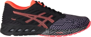 Unisex fuzeX | ALUMINUM/FLASH CORAL/BLACK | Running Shoes | ASICS Outlet