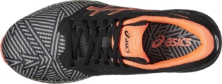 Asics fuzex noir outlet orange