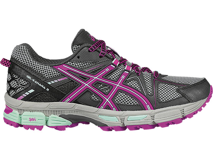 Women's GEL-Kahana 8 | Dark Steel/Pink Glow/Mint | Trail Running Shoes |  ASICS