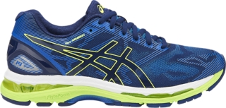 Men's Gel-Nimbus 19 | INDIGO BLUE/SAFETY YELLOW/ELECTRIC BLUE | Running |  ASICS Outlet