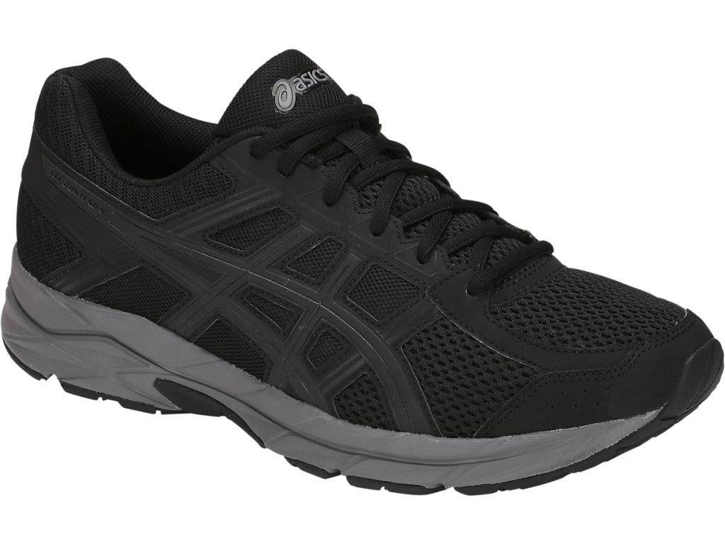 حلقات القضيب Men's GEL-Contend 4 | Black/Dark Grey | Running Shoes | ASICS حلقات القضيب