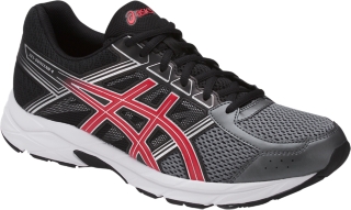 Diverso Conejo Porra Men's GEL-Contend 4 | Carbon/Classic Red/Black | Running Shoes | ASICS