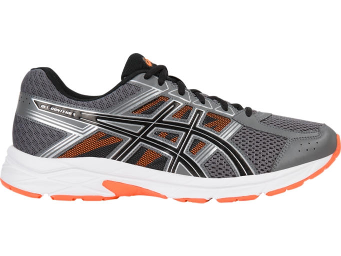 GEL Contend 4 Men Carbon Black Hot Orange Men s Running Shoes ASICS United States