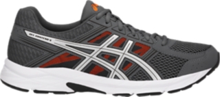Men's GEL-Contend 4 | Carbon/Silver/Shocking Orange | Running Shoes | ASICS