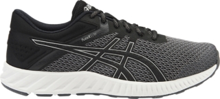 asics touch gel fuzex black running shoes