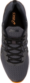 Men s GEL 1 Dark Grey Black Orange Running Shoes ASICS