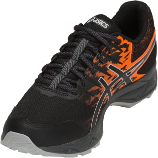 Asics mens gel-sonoma 3 2025 trail running shoes black/orange