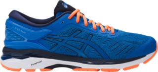 Men's GEL-Kayano 24 | Directoire Blue/Peacoat/Hot Orange | Running Shoes | ASICS