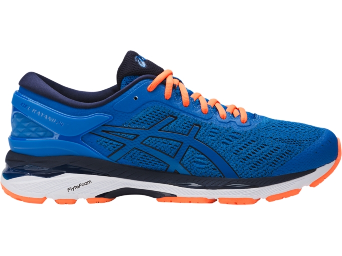 Men's GEL-Kayano 24 | Directoire Blue/Peacoat/Hot Orange | Running ...