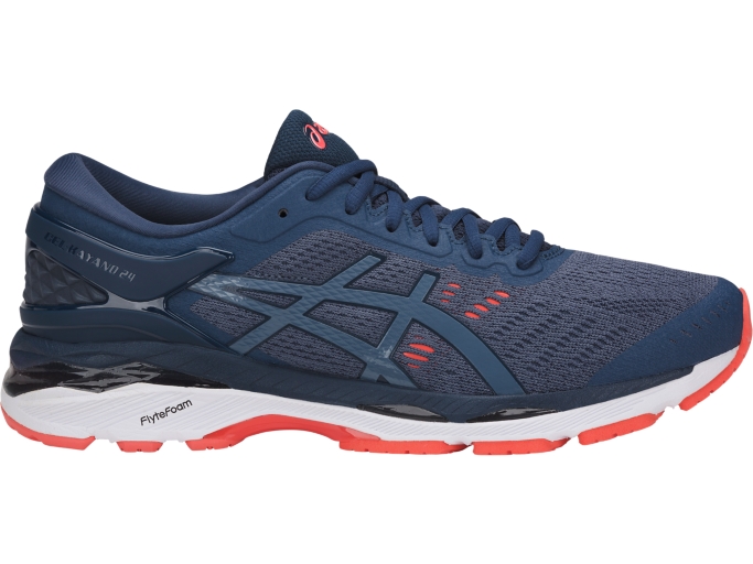 Asics kayano 24 hombre plata on sale