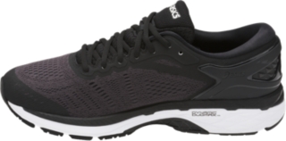 gel kayano 24 black phantom white