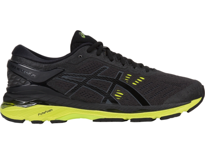 Asics gel-kayano 24 2025 mens black carbon