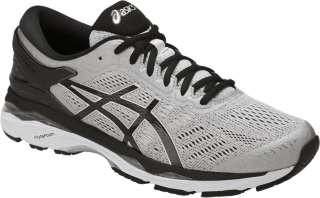 Men's GEL-Kayano 24 | Silver/Black/Mid Grey Running Shoes | ASICS