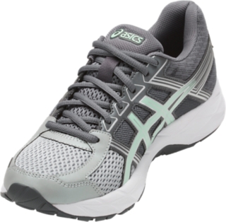 Women s GEL Contend 4 D Mid Grey Glacier Sea Silver Running