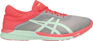 Women's fuzeX Rush | MIDGREY/BAY/FLASH CORAL | Running | ASICS Outlet