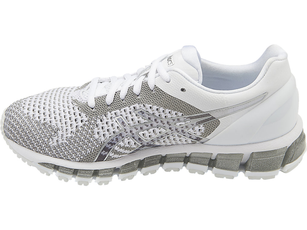 Women's GEL QUANTUM  KNIT   White/Snow/Silver   Running Shoes