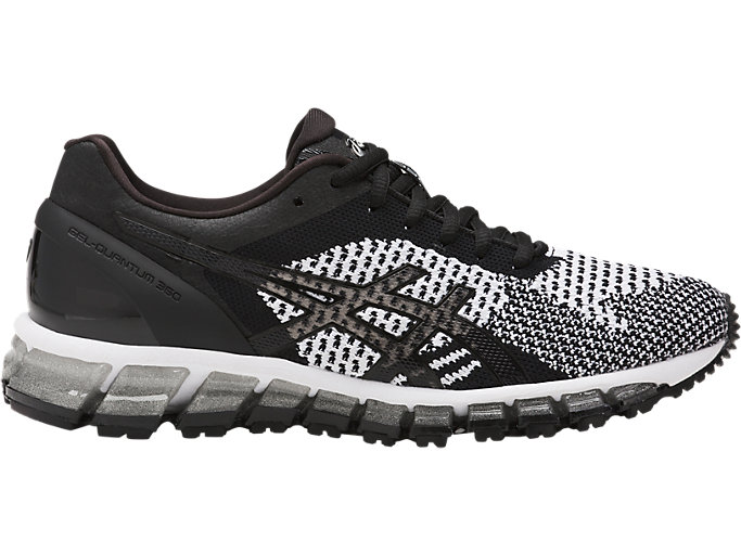 Image 1 of 7 of Women's BLACK/WHITE/SILVER GEL-QUANTUM 360 KNIT