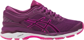 asics purple running shoes