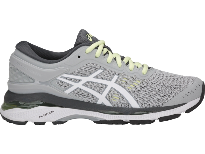 GEL KAYANO 24 Women GLACIER GREY WHITE CARBON notdisplayed ASICS UK