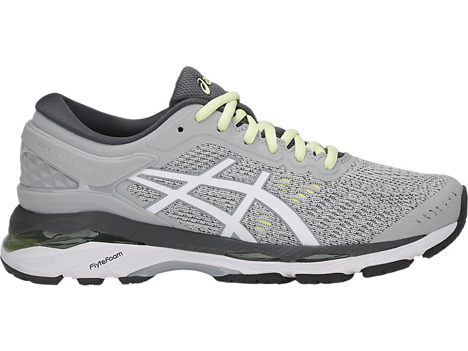Obedient the wind is strong Oppose Women's GEL-Kayano 24 | Glacier Grey/White/Carbon | Running Shoes | ASICS