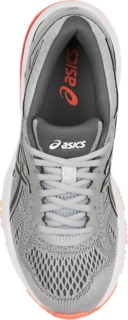 Women s GT 1000 6 Mid Grey Carbon Flash Coral Running Shoes