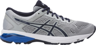 Roble Sin valor molécula Men's GT-1000 6 (2E) | Mid Grey/Peacoat/Directoire Blue | Running Shoes |  ASICS