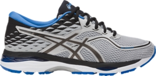 Men's GEL-Cumulus 19 (2E) | Grey/Black/Directoire Blue | Running Shoes ...