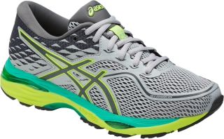 Women's GEL-Cumulus 19 Grey/Carbon/Safety Yellow Running Shoes | ASICS