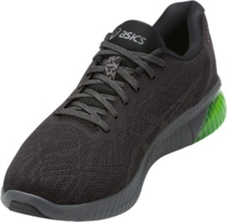 Men's GEL-KENUN Dark Grey/Black/Green Gecko | Running Shoes |