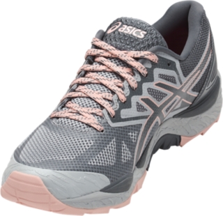 Women's | Grey/Carbon/Evening Sand Trail Running Shoes | ASICS