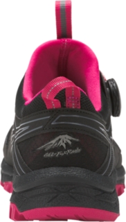 Women s GEL FujiRado Black Carbon Cosmo Pink Trail Running