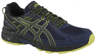 Men's GEL-Venture 6 EXTRA WIDE | Indigo Blue/Black/Energy Green | Trail ...