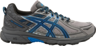 Men's GEL-Venture 6 EXTRA | Aluminum/Black/Directoire Blue | Trail Running Shoes | ASICS