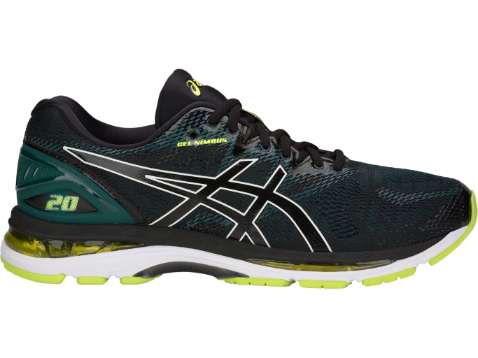 Asics neon shop running shoes