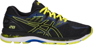 Men's GEL-NIMBUS 20 | BLACK/SULPHUR SPRING/VICTORIA BLUE | Running | ASICS  Outlet