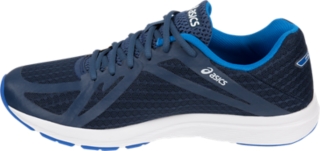 Men s AMPLICA Dark Blue Victoria Blue White Running Shoes ASICS